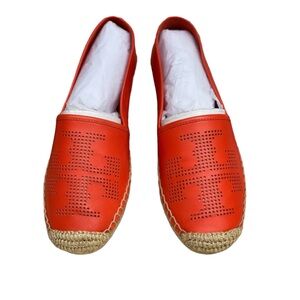 Tory Burch Perforated Logo Flat Espradrille